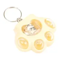 Фонарь-брелок детский "Лапка", 1 режим, 3 LR41, 3.5 х 4 см , микс