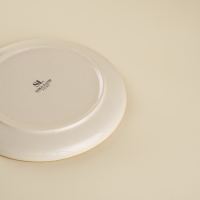 Набор тарелок фарфоровых SL Home &laquo;Леггеро&raquo;, d=18 см, цвет бежевый