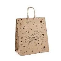 Пакет подарочный крафтовый &laquo;Подарок для тебя&raquo; 22 х 25 х 12 см