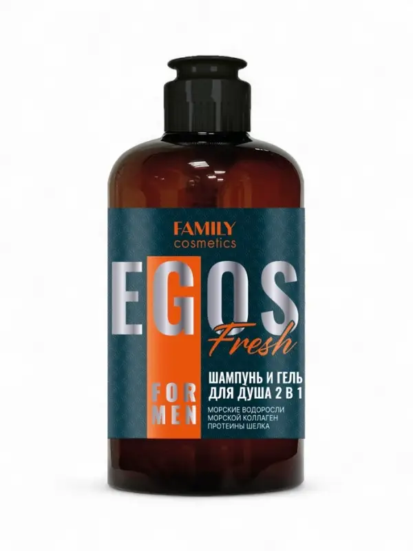 Шампунь и гель для душа мужской Fresh, 470 мл