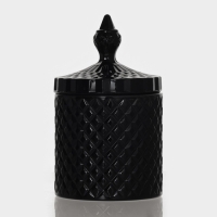 Конфетница с крышкой "Малифисента" 550 мл 10,5х10,5х18 см