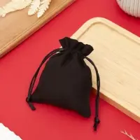 Мешочек подарочный &laquo;Хлопок&raquo;, 10&times;12 см, чёрный