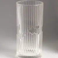 Ваза стекло настольная "Вигдис" 24,5х12 см, прозрачный