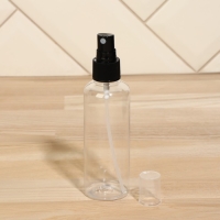 Набор банный, в косметичке, 8 предметов (полотенце 70 &times; 140 см, бутылочки 3 шт, баночки 2 шт, повязка на голову, лопатка), цвет МИКС