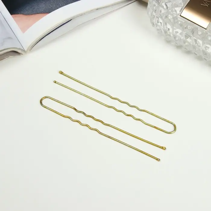 Шпилька для волос, набор 10 шт., 8 см