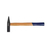 Молоток сварщика ТУНДРА, двухсторонний плоский боек, деревянная рукоятка из бука, 300 г