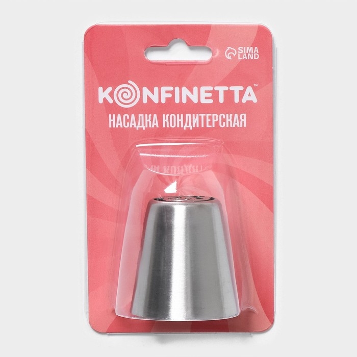 Насадка кондитерская KONFINETTA &laquo;Цветок&raquo;, d=3,7 см, выход d=2,2 см, нержавеющая сталь