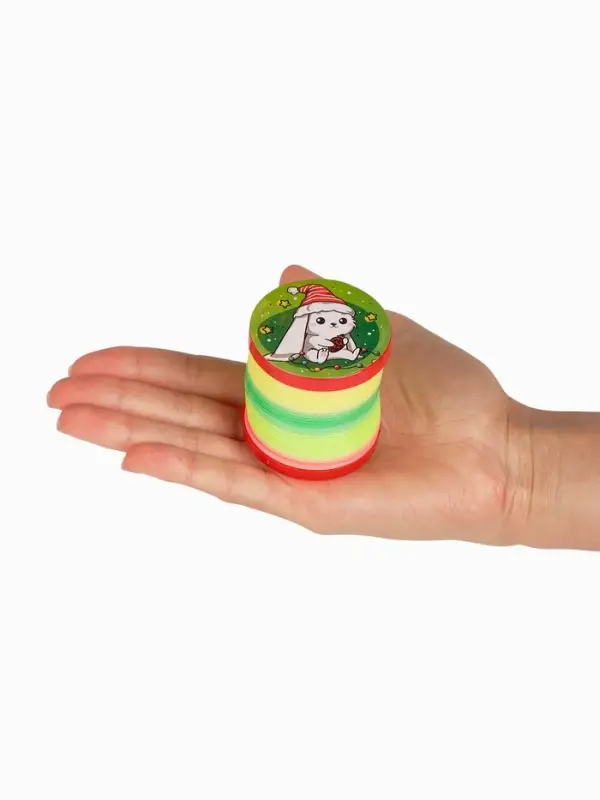 Funny toys Пружинка радуга "Новый год", цвета МИКС, d.-5см