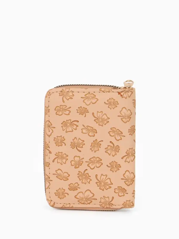 Кошелек жен 07-01-01 Июнь2526, 13*2*9 см, 2 отд+отд/молн, д/карт, бежевый