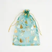 Мешочек подарочный органза &laquo;Новогоднее настроение&raquo;, 20 &times; 30 см