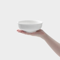 Тарелка глубокая Hanna Kn&ouml;vell, d=15.7 см, фарфор, белая