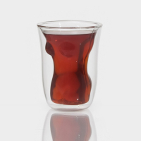 Стакан стеклянный с двойными стенками Magistro &laquo;Женская фигура&raquo;, 150 мл, 8&times;11 см