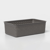 Корзинка универсальная Wenge, 2,25 л, 25,7&times;15,8&times;8 см, серая