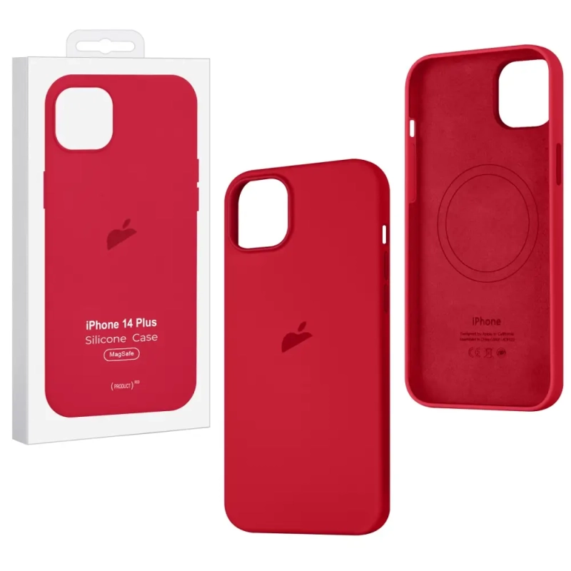 Чехол iPh 14 Plus Silicon Case 100% ORG Red
