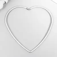 Основа для изготовления ловца снов своими руками &laquo;Сердце&raquo;, металл, 0.28&times;10&times;10 см