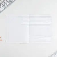 Тетрадь в линейку 12 листов А5, на скрепке &laquo;Пиксель&raquo;, обложка мелованный картон, блок №1 белизна 96%, 5 видов МИКС