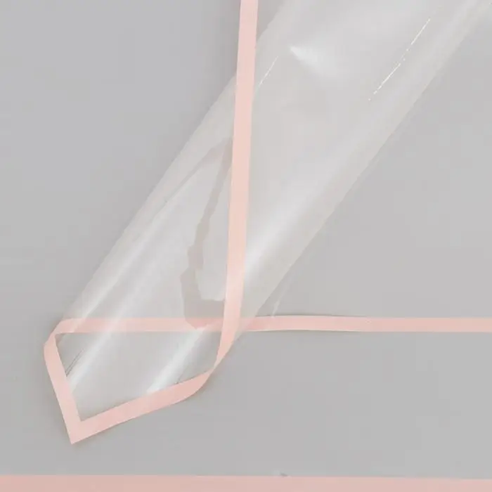 Пленка глянцевая для декора и флористики &laquo;Полоса&raquo;, бежевая, 58&times;58 см