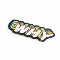 Термоаппликация Why, 8.5&times;4 см, разноцветная