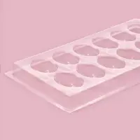 Форма для шоколада и конфет &laquo;Поцелуй&raquo;, 12 ячеек, 22&times;11 см, прозрачная