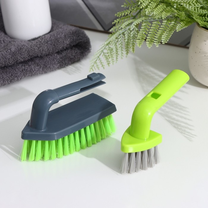 Щётка - утюжок двойная Доляна &laquo;Трансформер&raquo;, 17&times;4,5&times;7,5 см