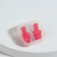 Беруши, 3&times;1.3 см, в футляре, фасовка 10 шт., силиконовые, МИКС