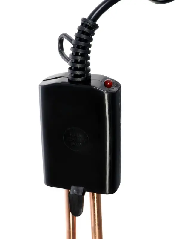 Электрокипятильник LEK 06, 1500 Вт, спираль пружина, индикатор, 28х6 см, 220В, черный