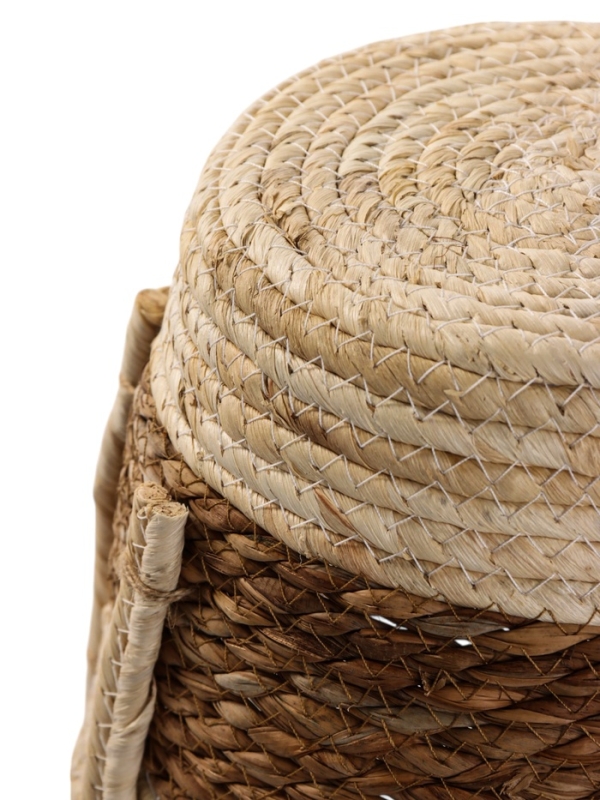 Набор кашпо "Инга" светло-бежевое, 20,5х25/25,5х28/27х33см