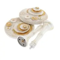 Крючок для штор CAPPIO KS038, d=11 см, цвет белый с золотом, 2 шт