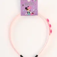 Ободок для волос розовый, Минни Маус