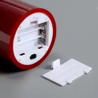 Светодиодная свеча восковая "Глубокий красный", 15x7 см, АААx3 (не в компл.), Т/БЕЛЫЙ