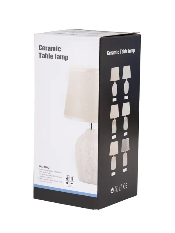 Лампа настольная &laquo;Глим&raquo; E14, 1х40Вт, белый/золотой, RISALUX