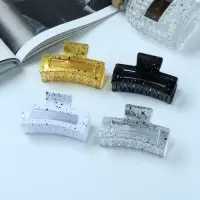 Крабик для волос &laquo;Пелагея&raquo;, прямой, 6.5 см, МИКС