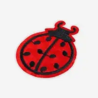 Термоаппликация &laquo;Божья коровка&raquo;, 5.7&times;3.5 см, красная