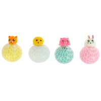 Мялка &laquo;Звери&raquo; с гидрогелем, виды МИКС