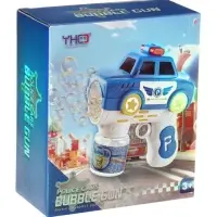 Генератор мыльных пузырей "Полицейская машина", световые эффекты, работает от батареек