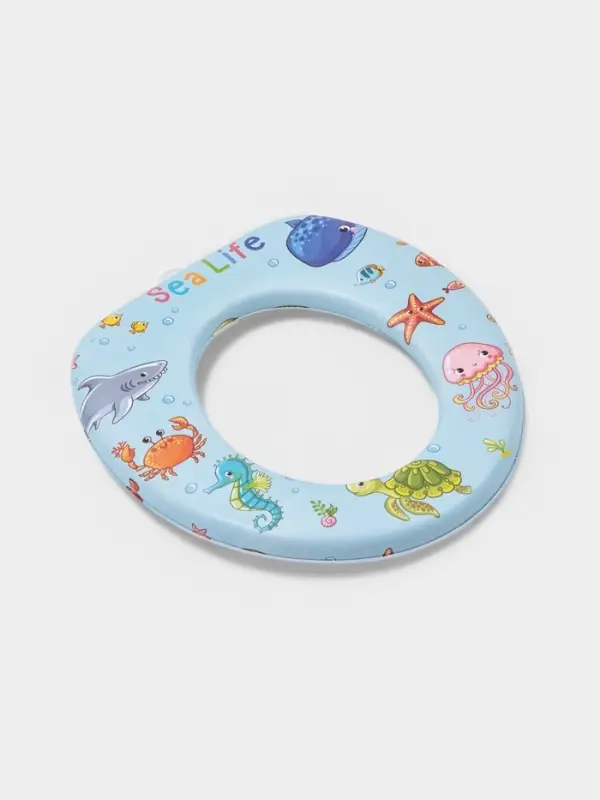 Сиденье для унитаза детское 29х27,5х5 см "Морские жители"