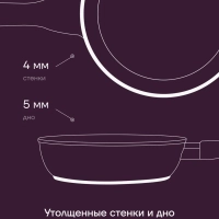 Сковорода литая 24 см антипригарная ECO collection