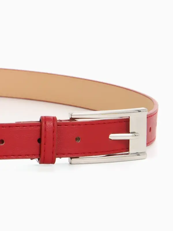 Ремень жен 05-01-02-01, Март2505, 2,7*0,3*110 см, без винта, пряж металл, 1 прокол,