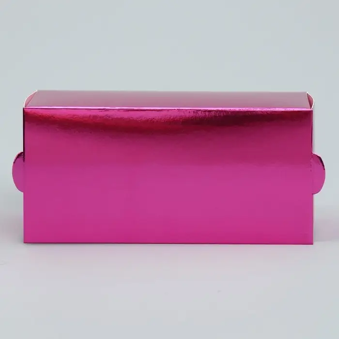 Коробка для макарун, кондитерская упаковка &laquo;Розовая&raquo;, 12 х 5.5 х 5.5 см