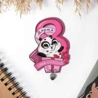 Магнит с металлической подвеской &laquo;8 Марта&raquo;, 6&times;8 см