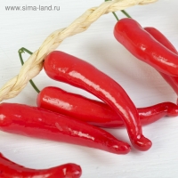 Муляж "Перцы красные" связка 12 шт, 45 см