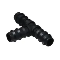 Тройник Т-образный, для шланга 1&times;2&laquo; (12 мм), пластик