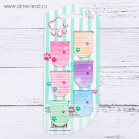 Закладки магнитные для книг, 6 шт &laquo;Котики&raquo;