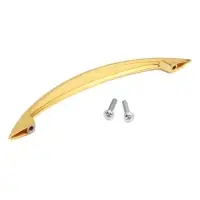 Ручка-скоба мебельная ТУНДРА STANDART, м/о 128 мм, цвет золото