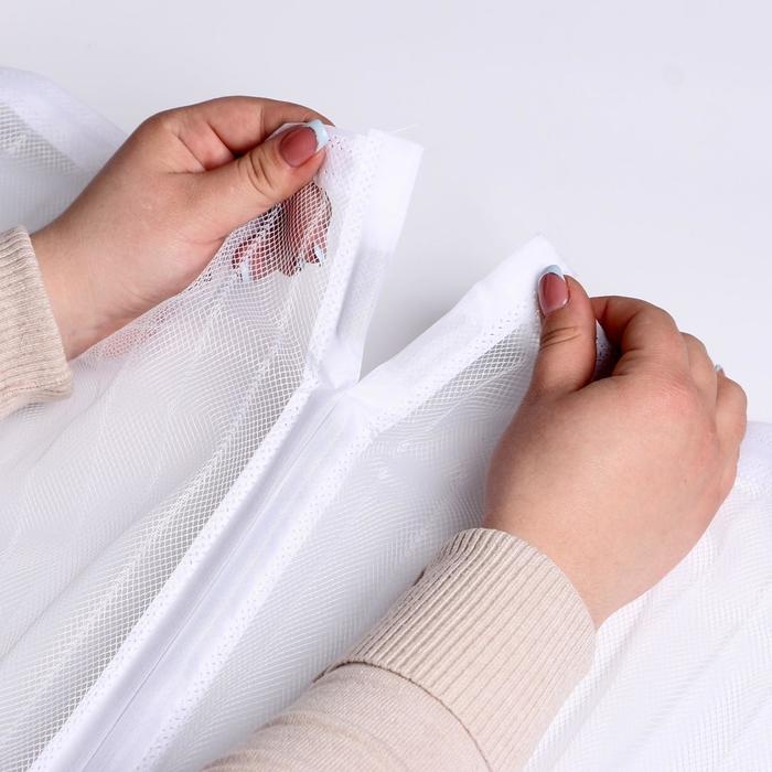 Сетка антимоскитная для дверей, 100 &times; 210 см, на магнитах, цвет белый