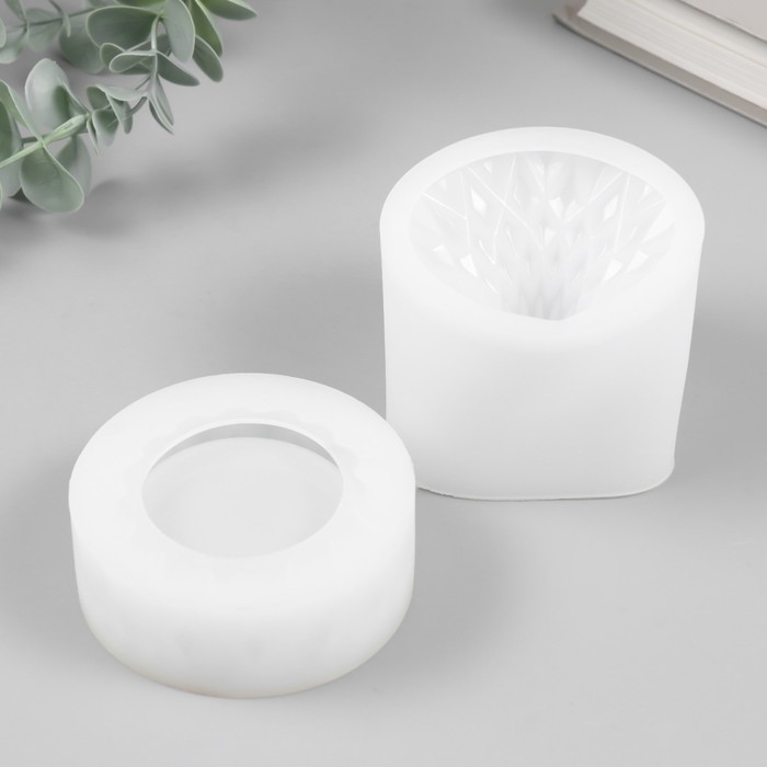 Молд силикон Молд силикон "Шкатулка капля" с крышкой 8,5х8,5х9,4 см