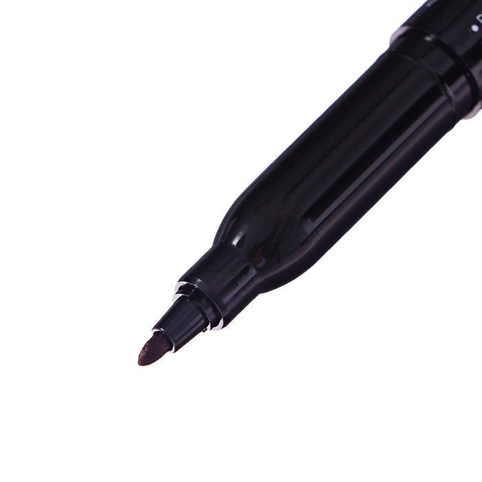 Маркер перманентный ErichKrause P-100, 0.5-1.2 мм, чернила на спиртовой основе светостойкие, водостойкие без ксилола, чёрный