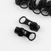 Бегунок автоматический для водонепроницаемой молнии &laquo;Спираль&raquo;, реверсивный, №5, 10 шт, цвет чёрный