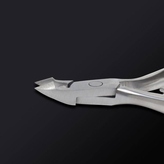 Кусачки маникюрные для кутикулы &laquo;Premium&raquo;, двойная пружина, 11 см, длина лезвия - 6 мм, цвет серебристый