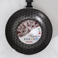 Сковорода &laquo;Хозяюшка&raquo;, d=16 см, пластиковая ручка, антипригарное покрытие, цвет бордовый